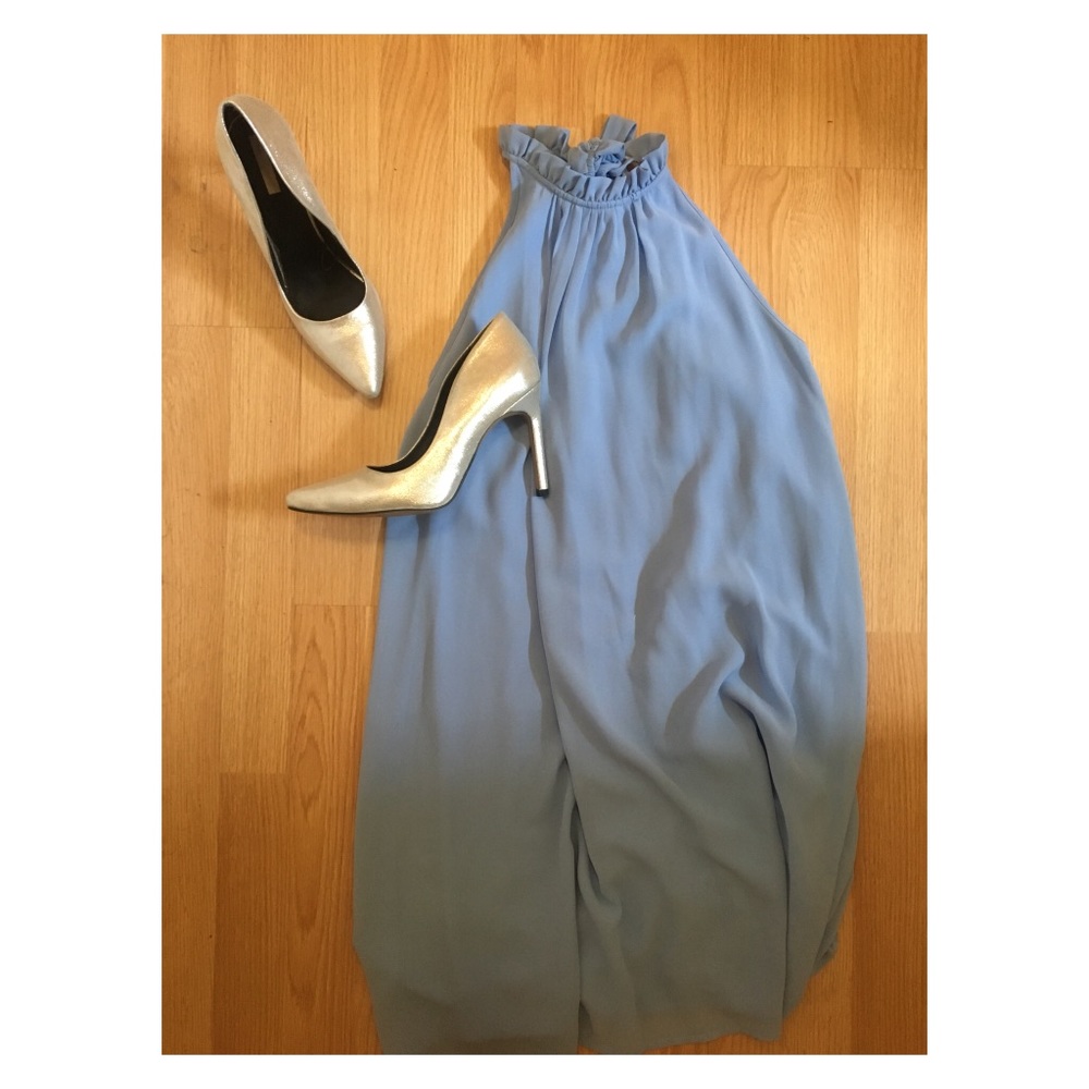 F21 Highneck Formal Dress